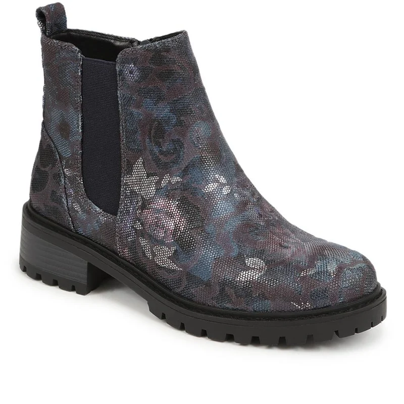 Floral Chelsea Boots - WBINS38037 / 324 119