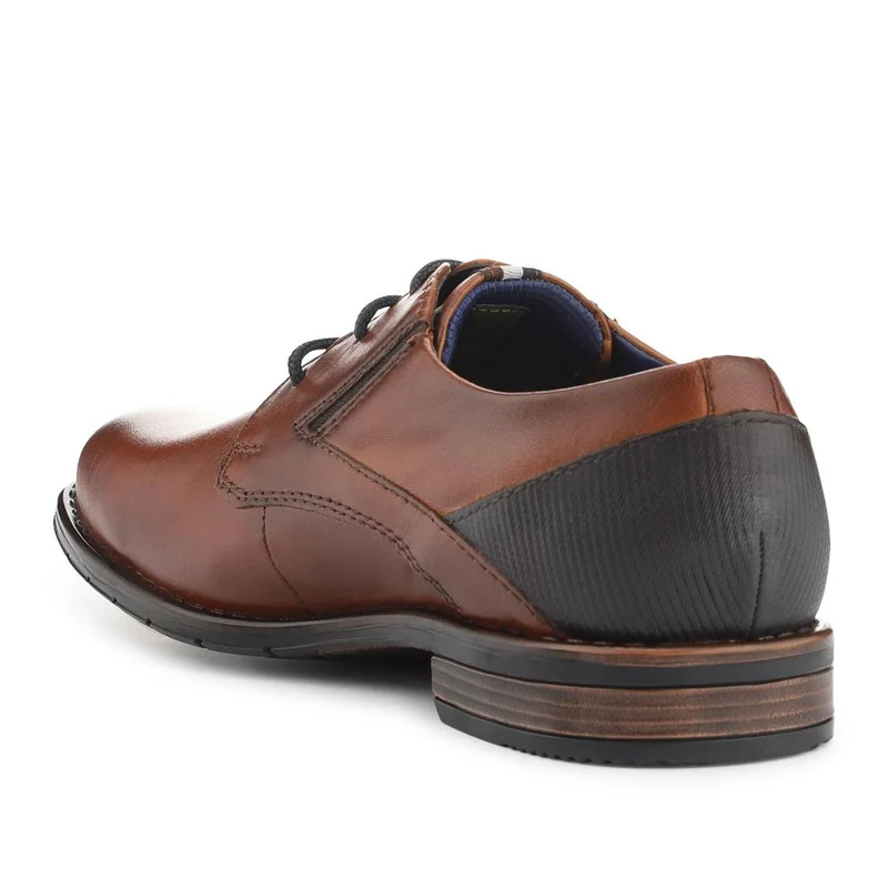 Smart Leather Lace-Up Shoes - BUG42503 / 327 673 - Cognac
