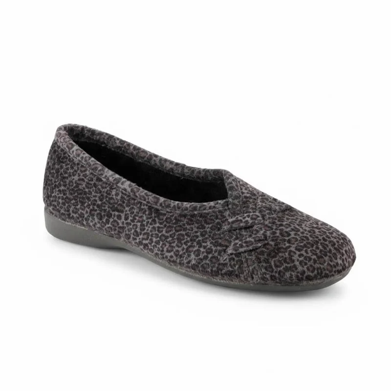 Leopard Print Slippers - FEVI32005 / 319 572