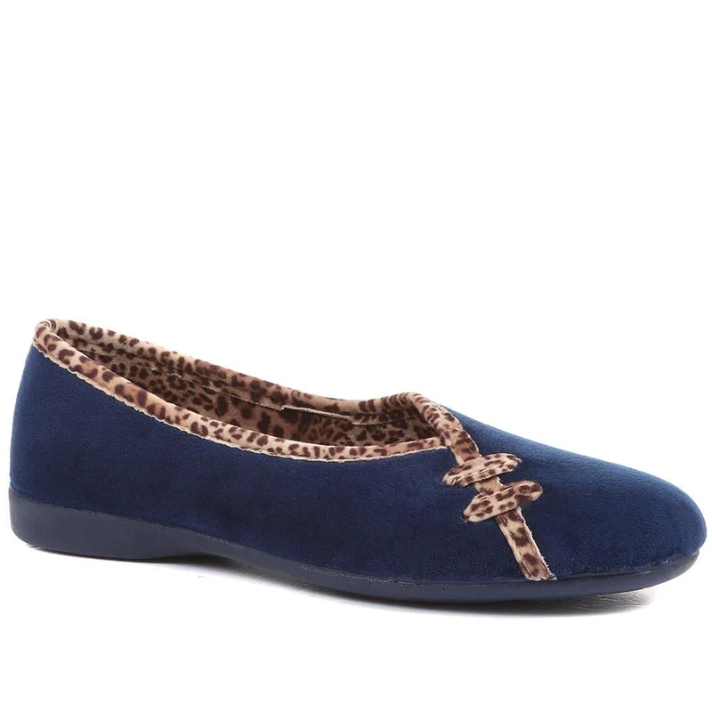 Leopard Print Slippers - FEVI32005 / 319 572