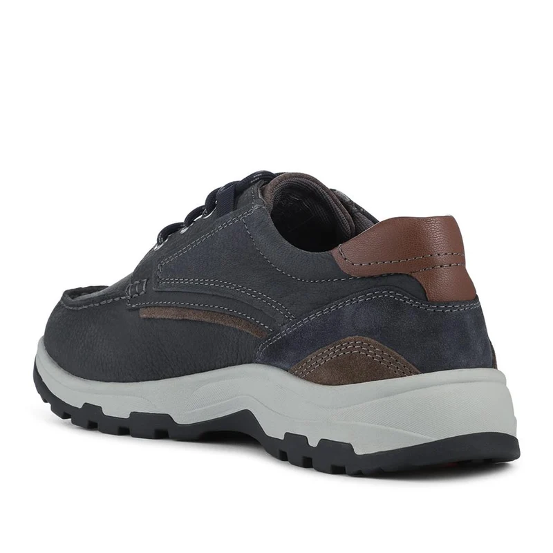EasyFit Extra Wide Water Resistant Lace Up Shoes - MARTIN / 328 223 - Navy