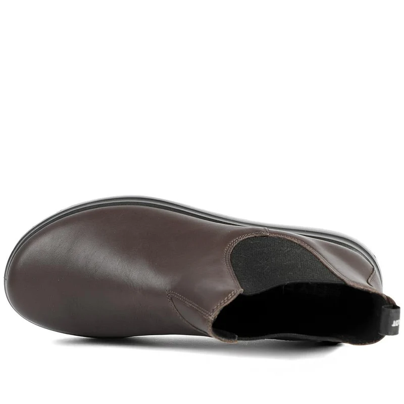 Fly Flot Leather Slip On Ankle Boots - FLY42032 / 327 707 - Dark Brown
