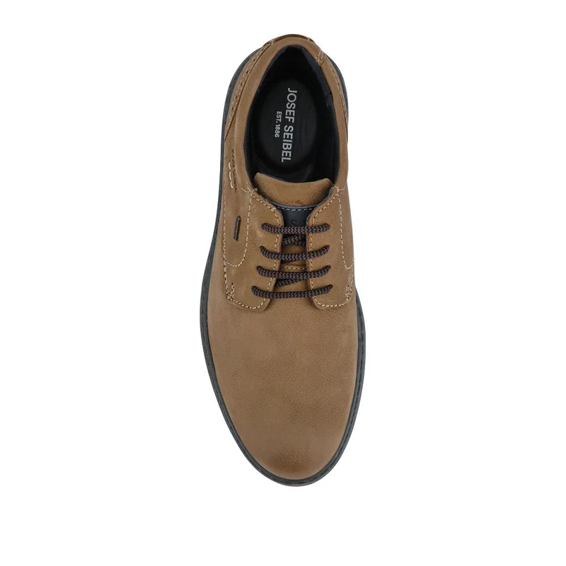 Wide-Fit Water-Resistant Leather Shoes - JOSEF41510 / 327 050 - Beige