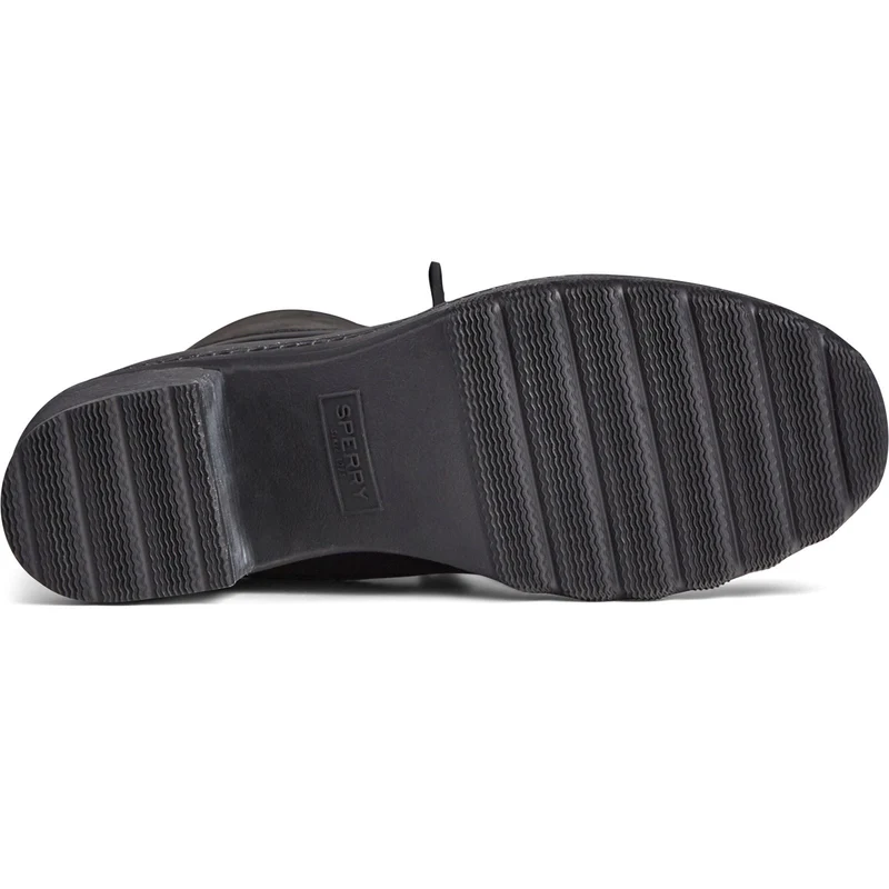 Sperry Modische Stiefeletten mit Salzwasserabsatz für Damen – Schwarz