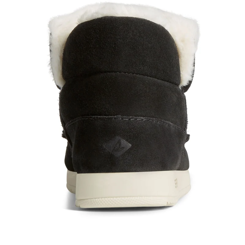 Sperry Damen Moc-Sider Lederstiefelette - Schwarz