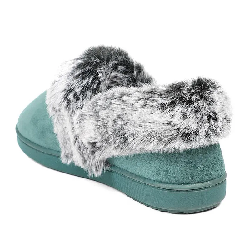 Luxury Velour Cushioned Slippers - GALOP42000 / 328 069 - Teal