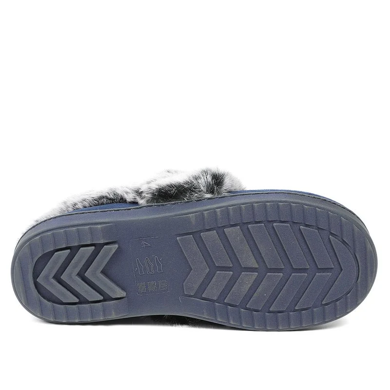 Luxury Velour Cushioned Slippers - GALOP42000 / 328 069 - Navy