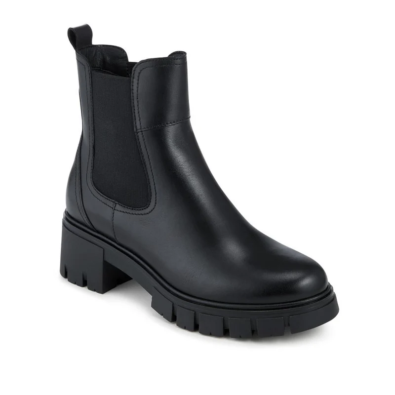 Bellissimo Chunky Leather Chelsea Boots - BELITAR42001 / 328 247 - Black