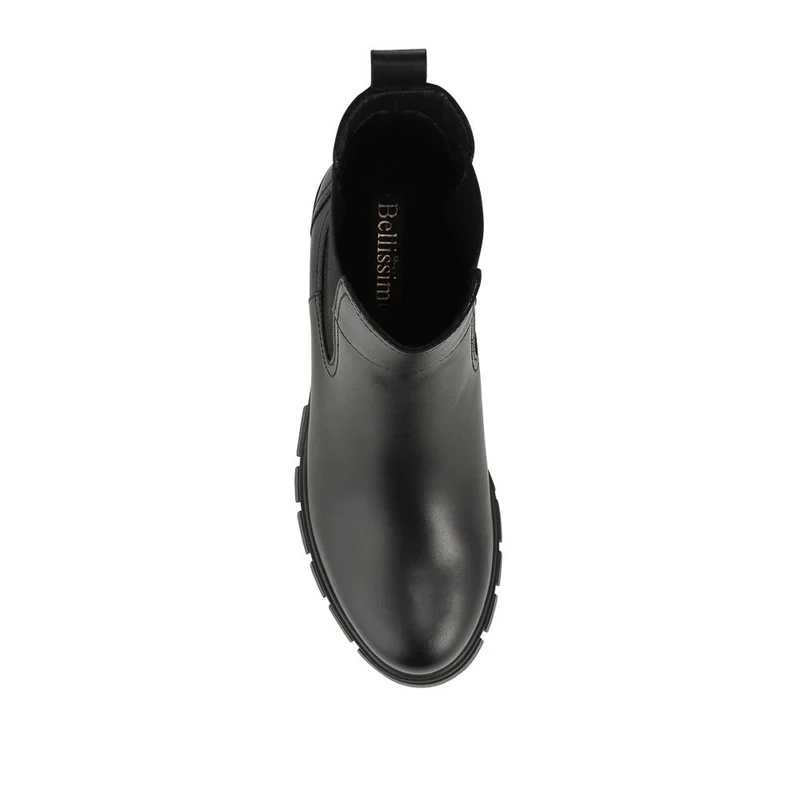 Bellissimo Chunky Leather Chelsea Boots - BELITAR42001 / 328 247 - Black