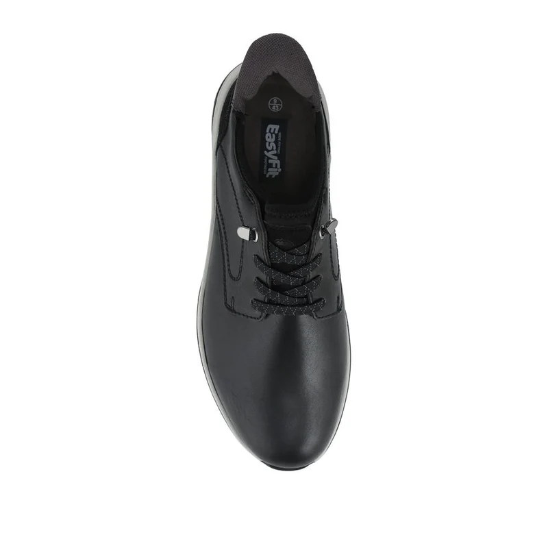 Easy Step In Extra Wide Bungee Lace Shoes - ALAN / 328 136 - Black