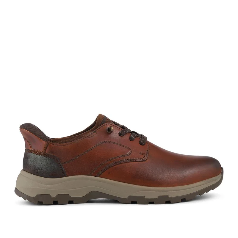 Easy Step In Extra Wide Bungee Lace Shoes - ALAN / 328 136 - Cognac