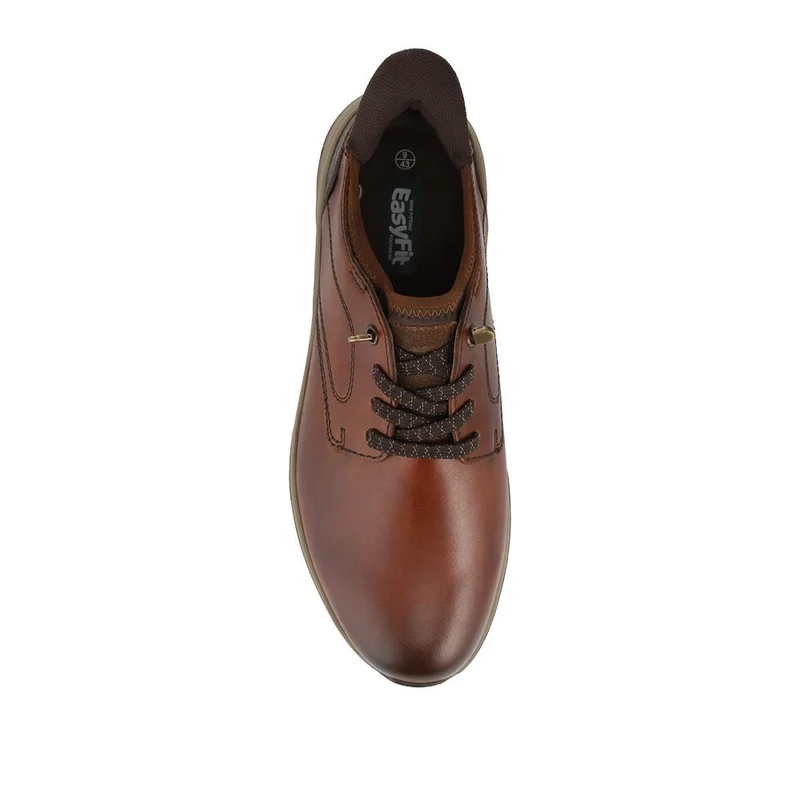 Easy Step In Extra Wide Bungee Lace Shoes - ALAN / 328 136 - Cognac