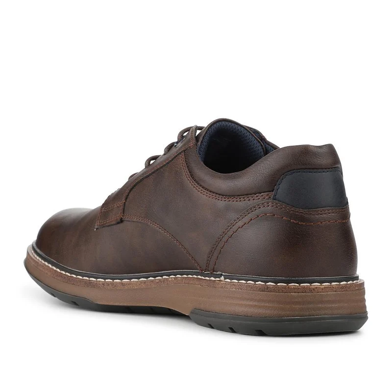 Wide Fit Lace-Up Casual Shoes - JIAHU40005 / 325 960 - Dark Brown