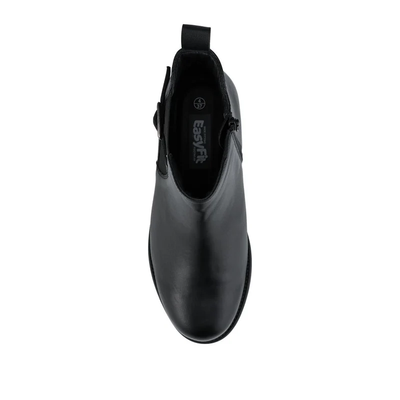 EasyFit Extra Wide Fit Leather Boots - LAYCIE / 328 475 - Black