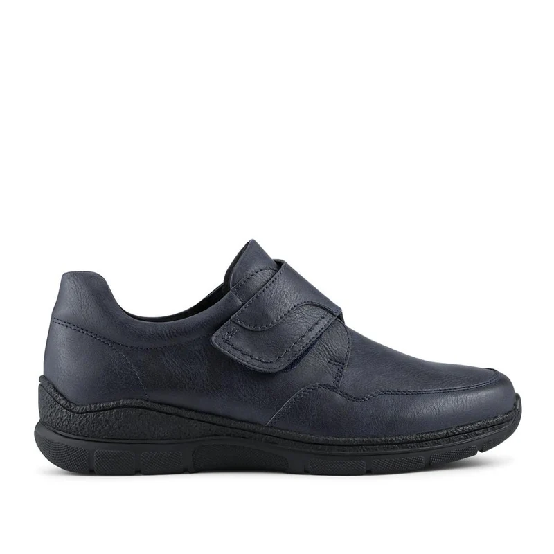 Wide Fit Adjustable Fitting Monk Shoes - WOIL42047 / 328 332 - Navy