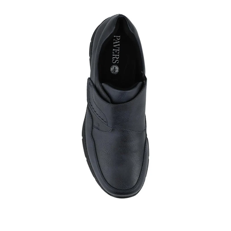 Wide Fit Adjustable Fitting Monk Shoes - WOIL42047 / 328 332 - Navy