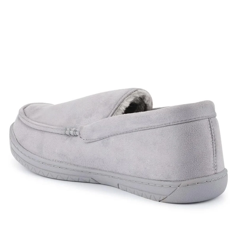 Fur-Lined Slippers - GALOP40021 / 326 305 - Grey