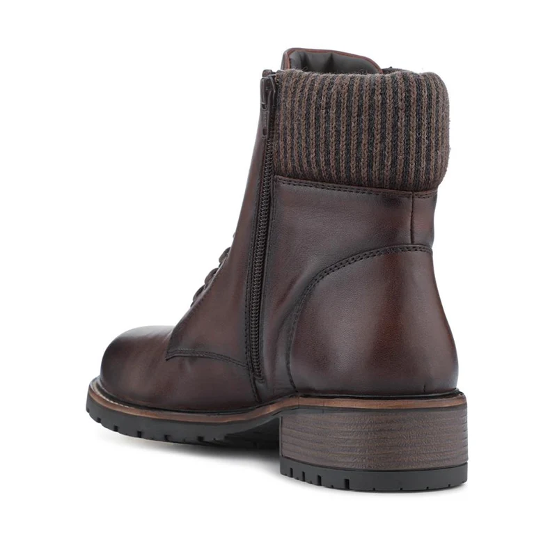 Breathable Leather Boots - RNB42012 / 328 294 - Brown