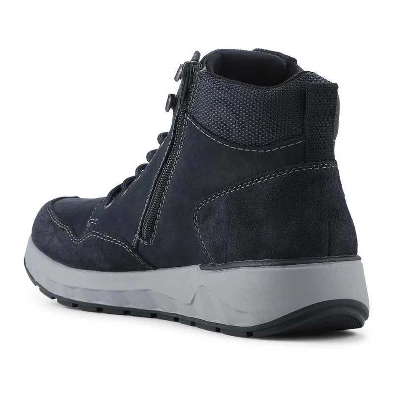 Rieker Extra Wide Cushioned Walking Boots - RKR42538 / 328 103 - Navy