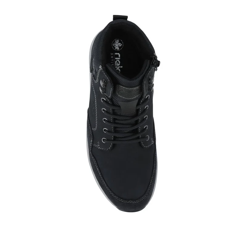 Rieker Extra Wide Cushioned Walking Boots - RKR42538 / 328 103 - Navy