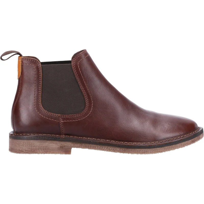 Hush Puppies Herren Shaun Leder Chelsea Stiefel - Braun