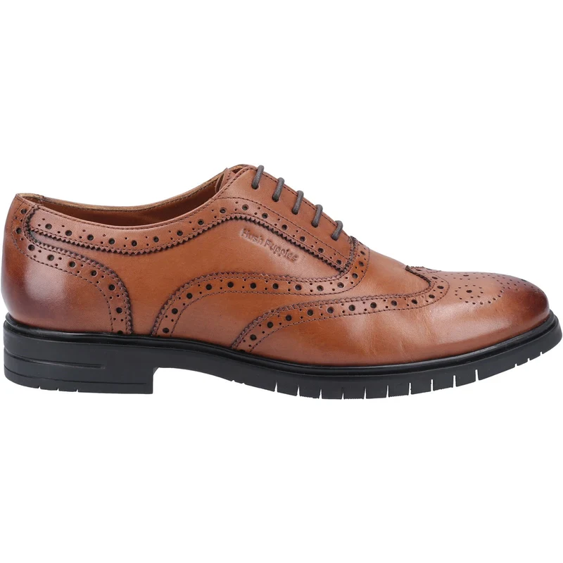 Hush Puppies Brogue-Schuhe aus Santiago-Leder für Herren – Braun