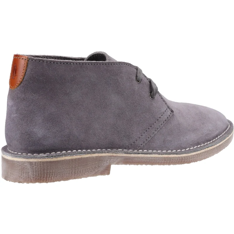 Hush Puppies Herren Samuel Wildleder Chukka Stiefel – Grau