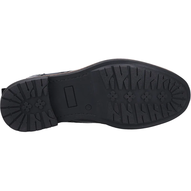 Hush Puppies Justin Leather Herren Chelsea Stiefel - Schwarz
