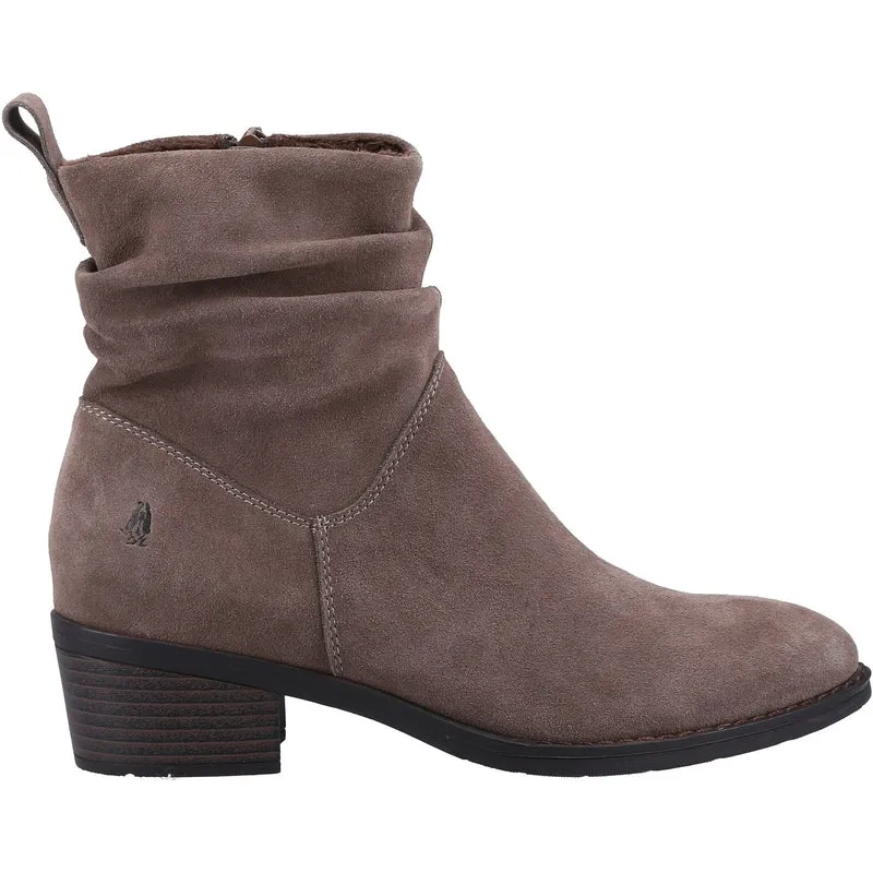 Hush Puppies Damen Iris Wildlederstiefel - Taupe