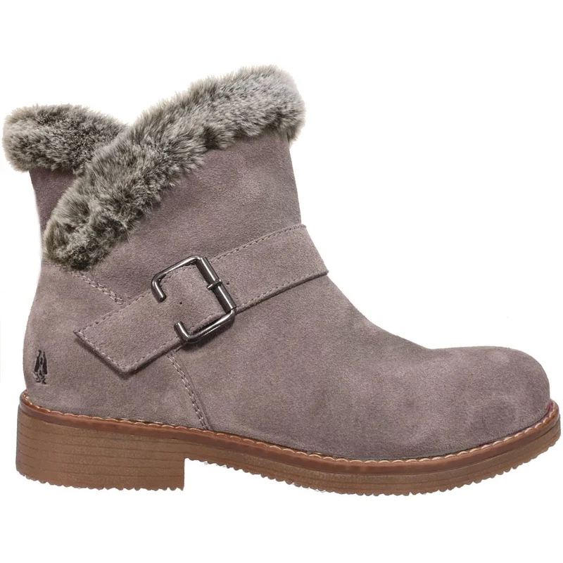 Hush Puppies Damen Hannah Wildlederstiefel – Taupe