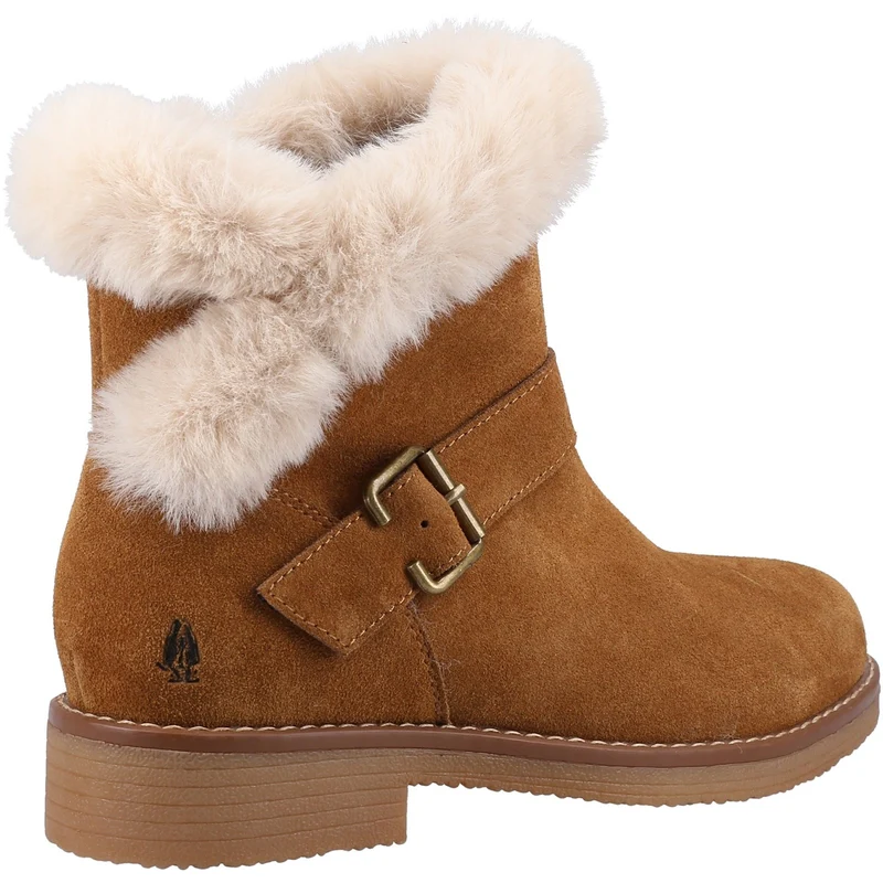 Hush Puppies Damen Hannah Wildlederstiefel – Hellbraun