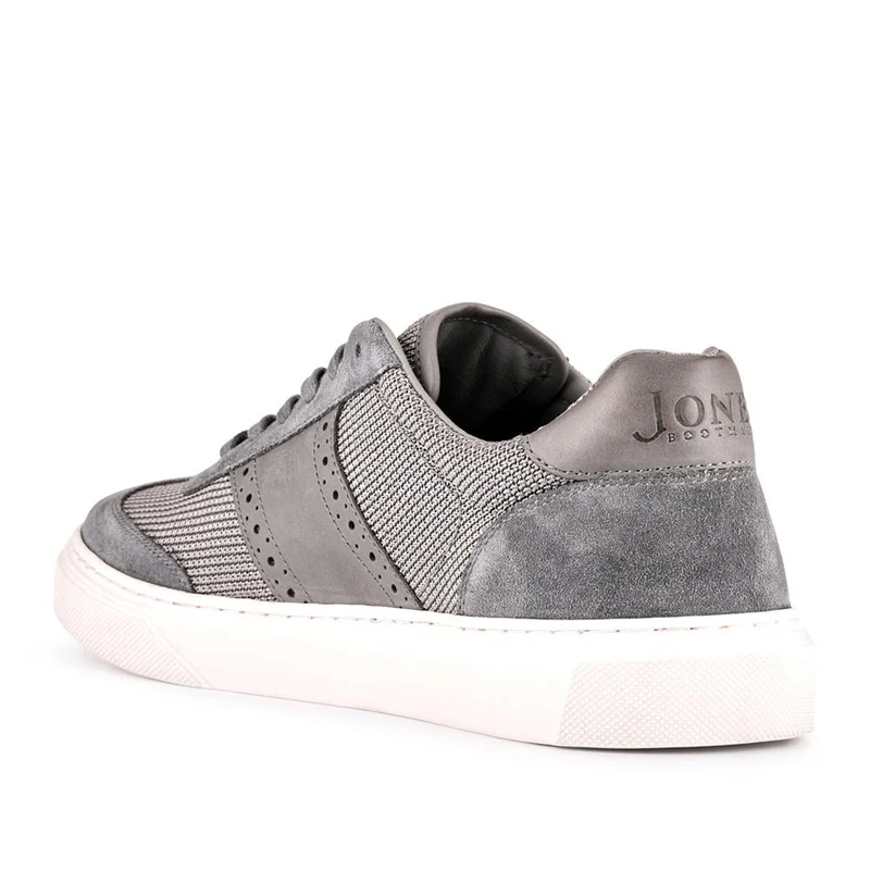 Stephan Lace-Up Leather Trainers - STEPHAN / 328 076 - Grey Suede
