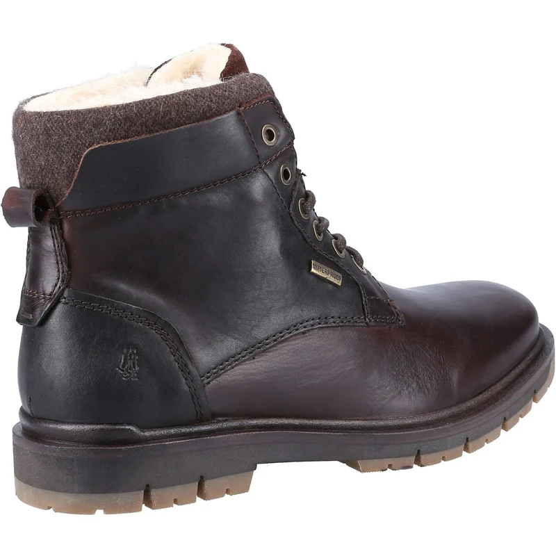 Hush Puppies Herren-Patrick-Lederstiefeletten – Braun