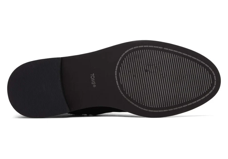 TOMS Damen-Stiefelette „Charlie“ aus Leder – Schwarz