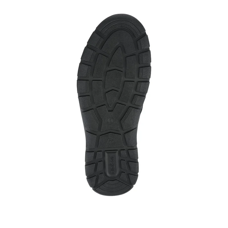Rieker Extra-Wide Leather Slip-On Shoes - RKR42515 / 327 829 - Black