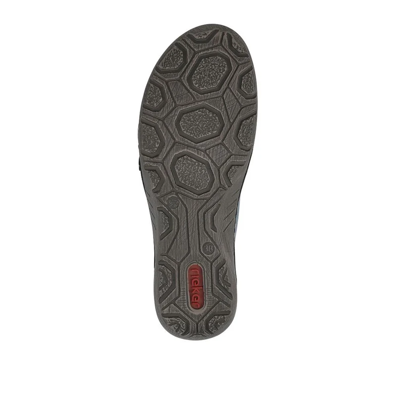 Rieker Stitch Pattern Slip-On Shoes - RKR42509 / 327 795 - Blue