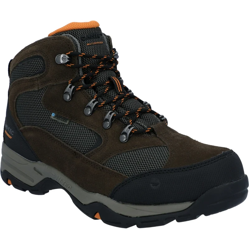 Hi-Tec Herren Storm Wide Fit Wildlederstiefel – Dunkelbraun