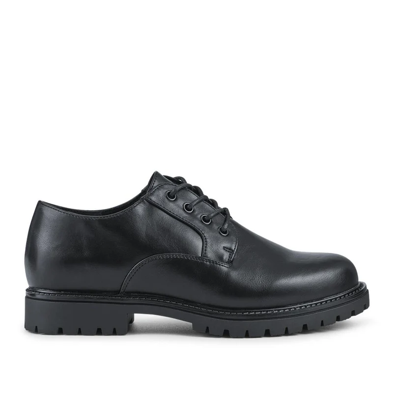 Wide Fit Casual Lace-Up Shoes - WBINS42021 / 327 855 - Black