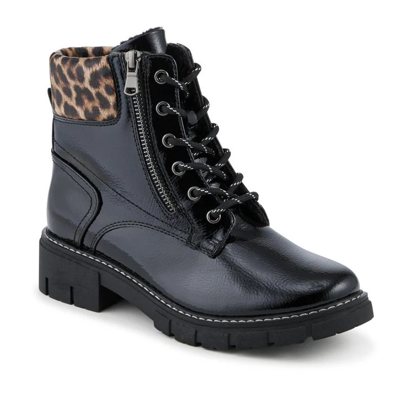 Zip & Lace-Up Ankle Boots - WBINS42039 / 327 920