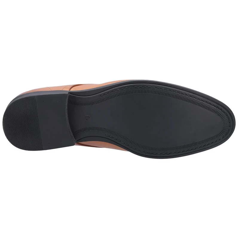Hush Puppies Herren-Oscar-Lederschuhe – Hellbraun