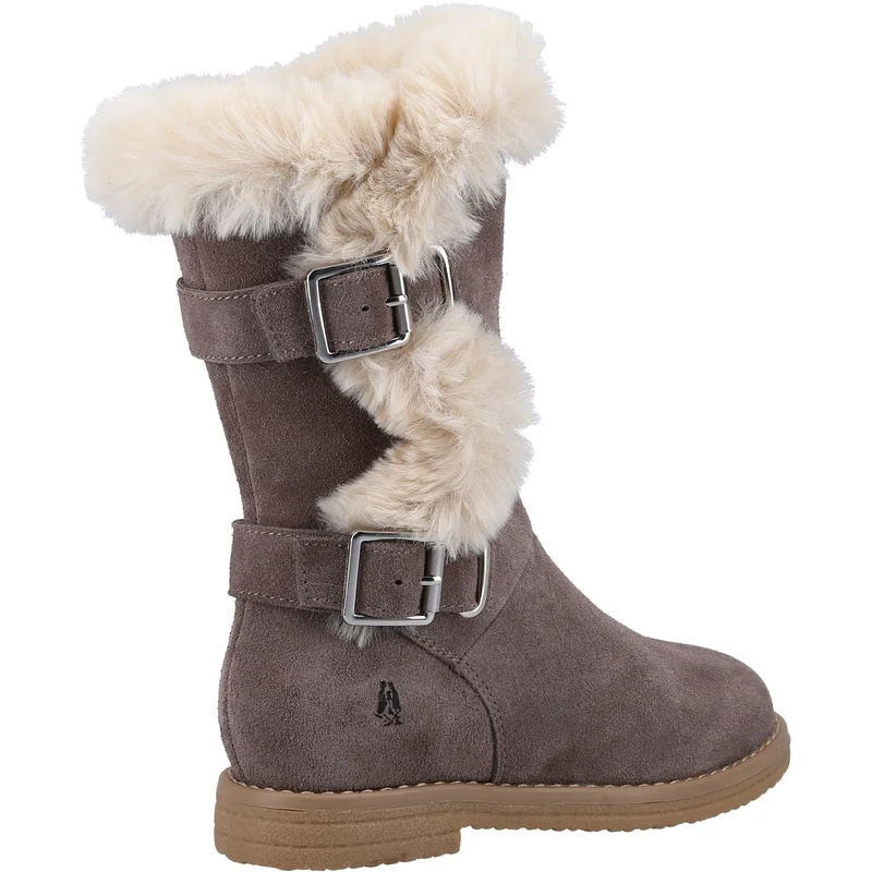 Hush Puppies Megan Wildlederstiefel für Mädchen – Grau