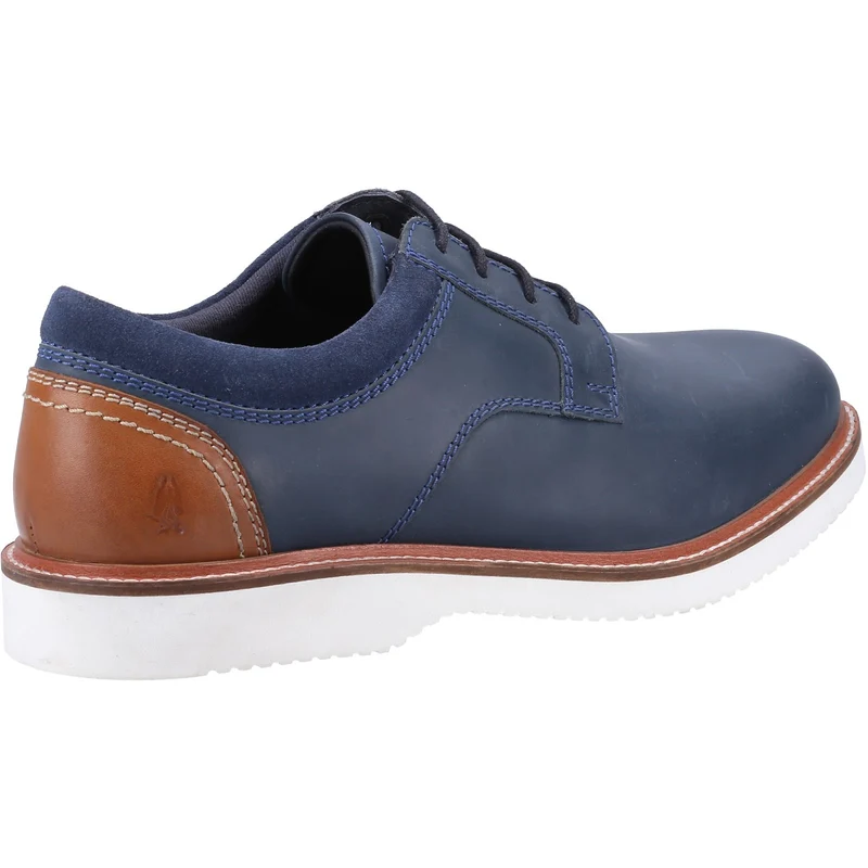 Hush Puppies Herren-Wheeler-Lederschuhe – Marineblau