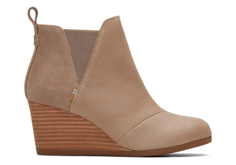 TOMS Kelsey-Stiefelette für Damen – Taupe