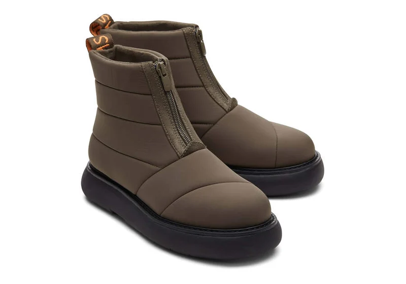 TOMS Damen Repreve Alpargata Mallow Puffer Stiefel – Braun