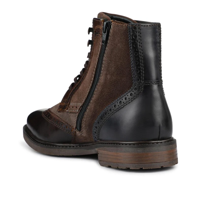 Bugatti Leather Wingtip Boots - BUG42506 / 327 676 - Brown