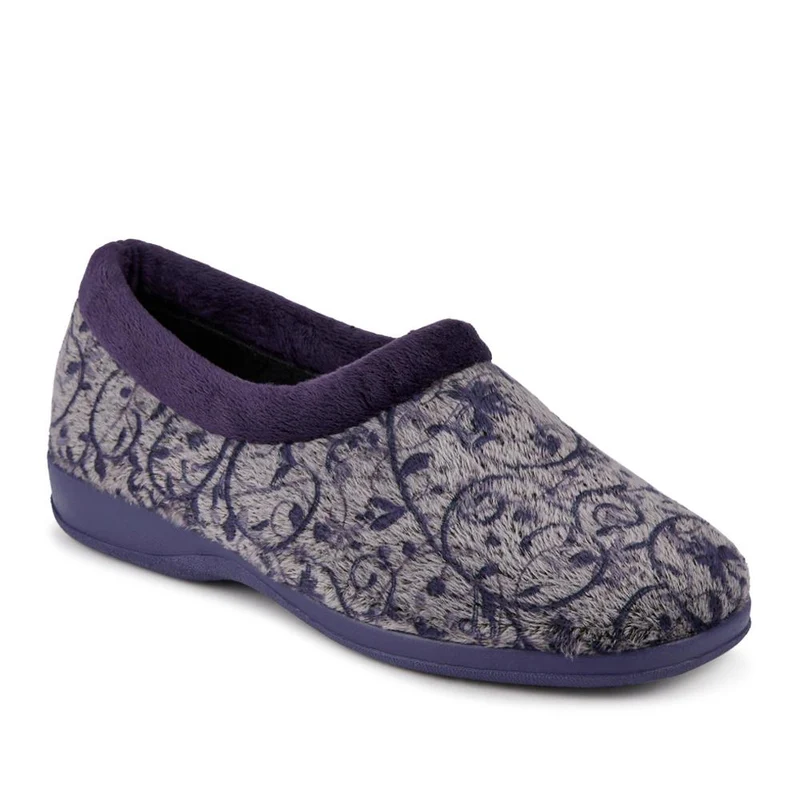 Warm-Lined Full Slippers - ANAT42002 / 328 299 - Purple