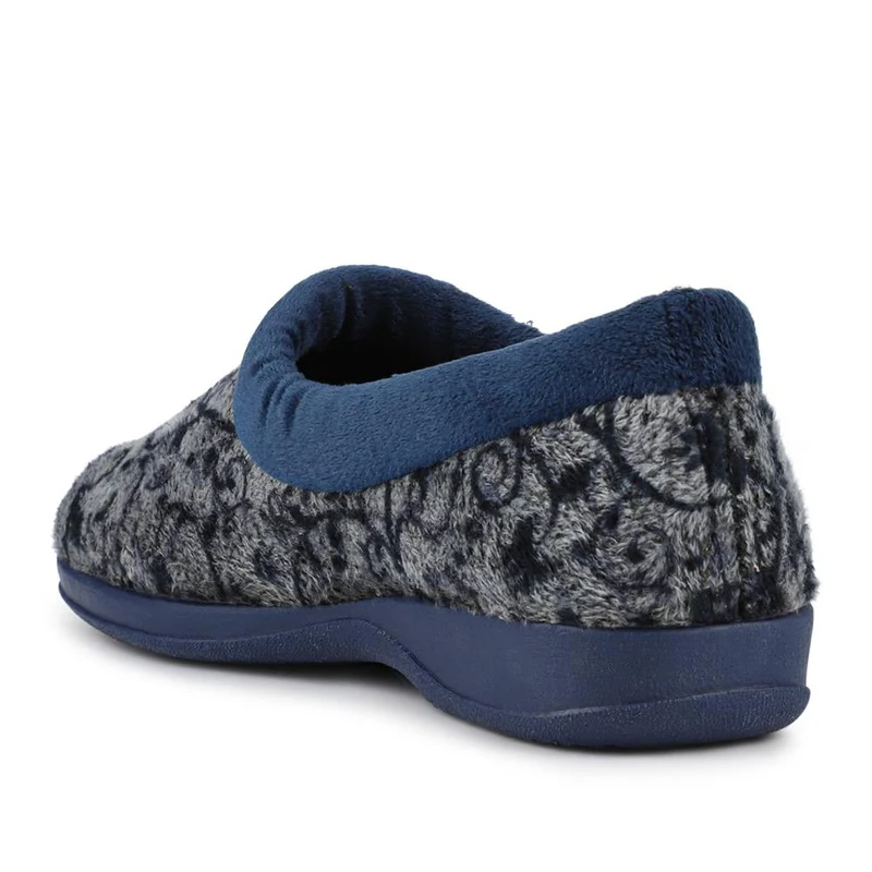 Warm-Lined Full Slippers - ANAT42002 / 328 299 - Navy