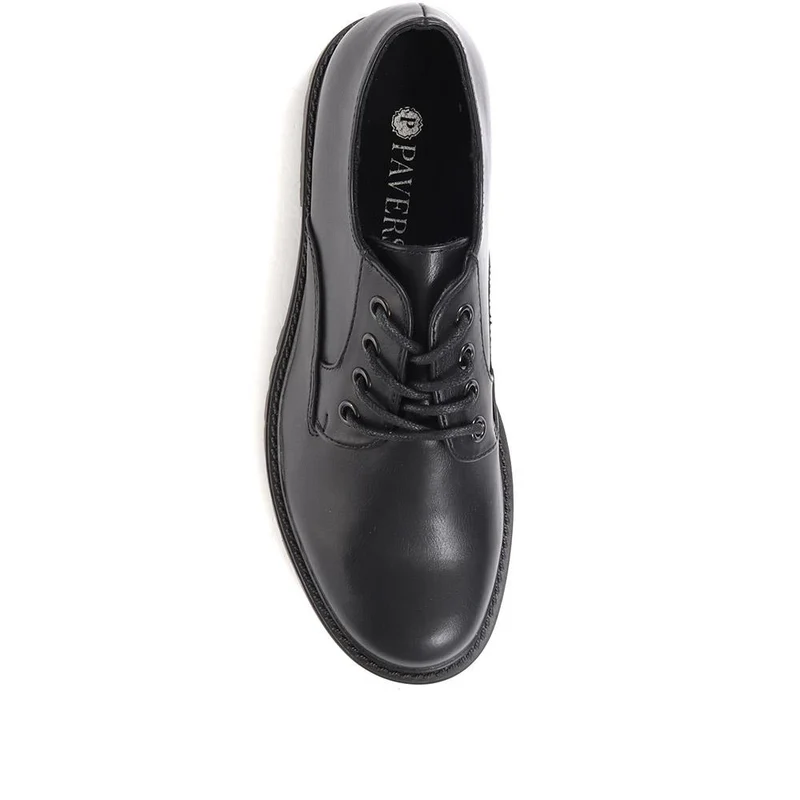 Lightweight Lace Up Shoes - WBINS36118 / 322 793 - Black