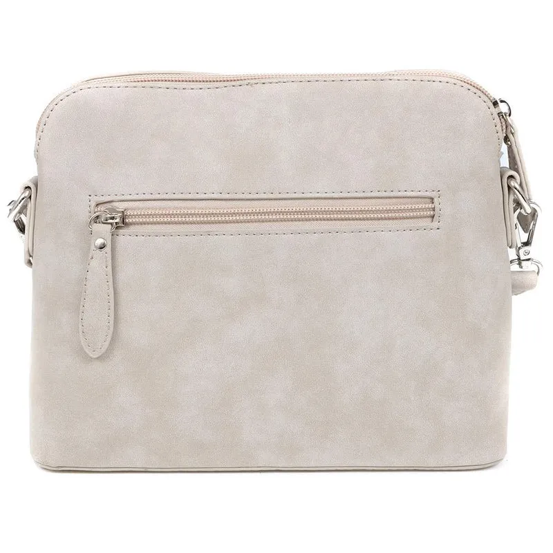 Zip-Fasten Crossbody Bag - RIM37005 / 323 896 - Beige