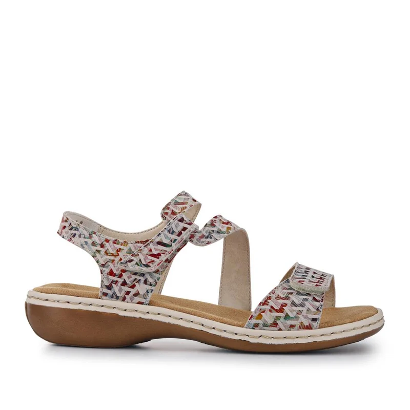 Flat Leather Sandal - RKR29540 / null - Multi